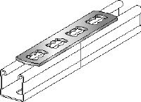 Conector de carril MQV-F Conector de carril plano galvanizado en caliente (HDG) utilizado como extensor longitudinal para carriles de carga MQ