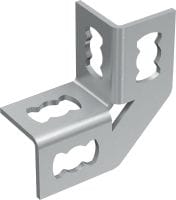 Conector en ángulo MQW-4-90 Ángulo galvanizado de 90 grados para la conexión de varios carriles de puntal MQ