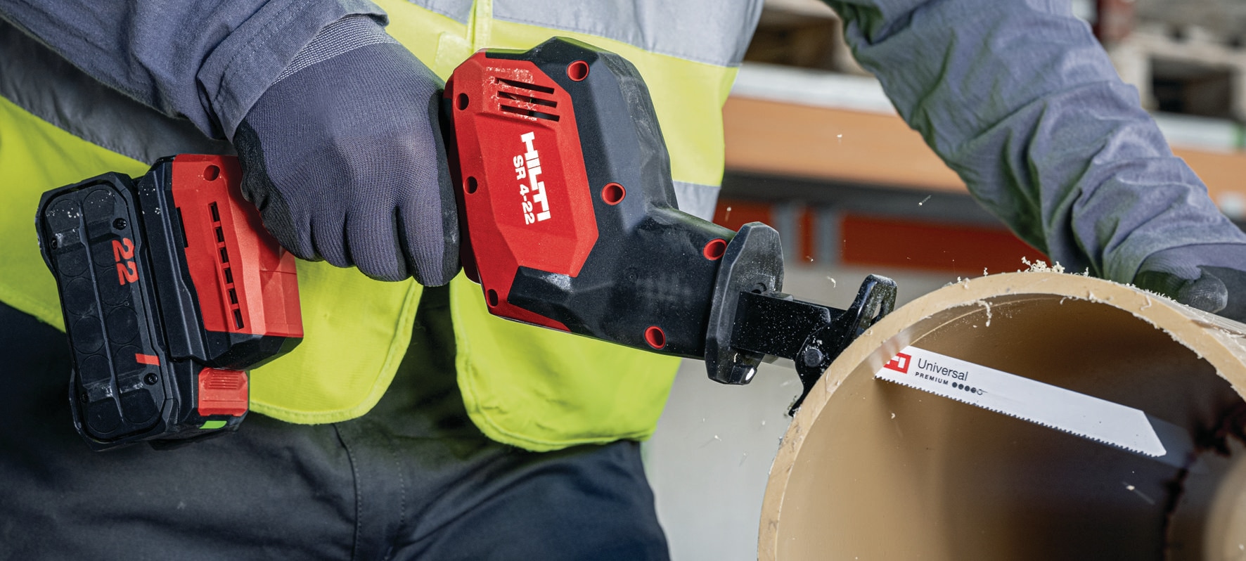 Cómo configurar y usar la sierra de sable a batería Hilti Nuron SR 6-22 